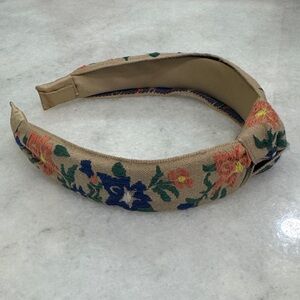 Floral Embroidered Headband